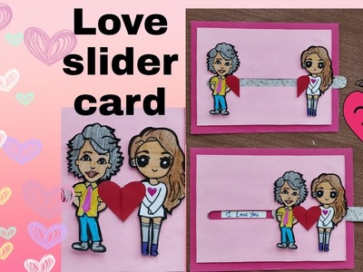 DIY-Tutorial |love slider card|crafts villa