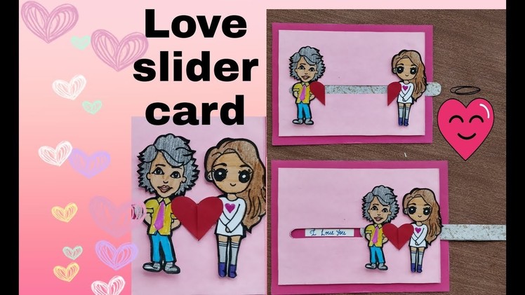 DIY-Tutorial |love slider card|crafts villa