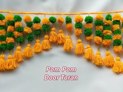 Handmade Pom Pom Toran | DIY Innovative & beautiful Woolen Toran