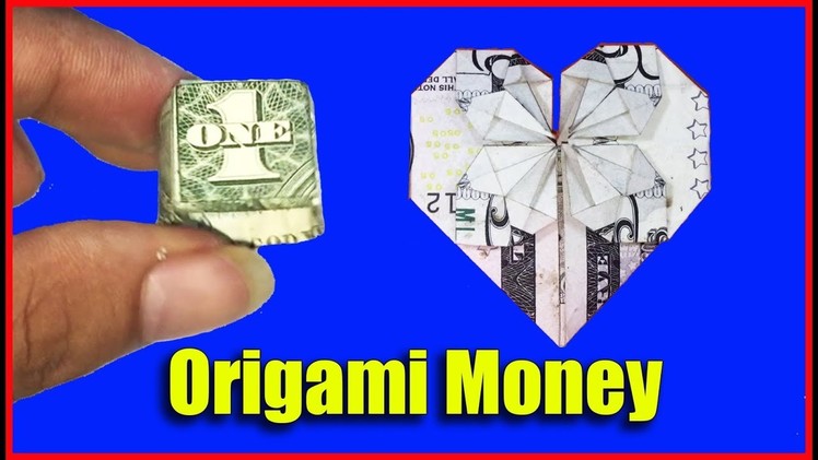 How to Make a Money Origami Ring and Heart Tutorial DIY at Home