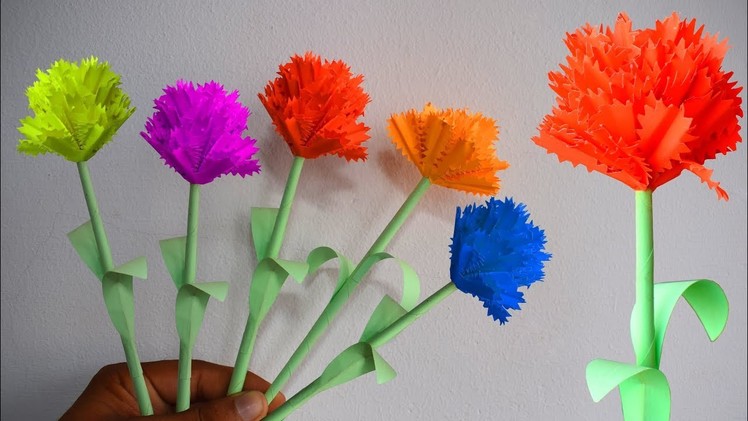 How to make handmade paper Flower (very easy) : DIY Crafts