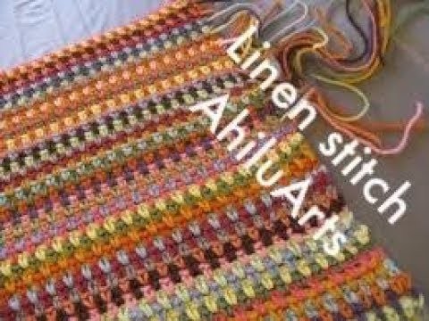Linen Stitch crochet - DIY tutorial - DIY crochet - simple stitch - Tamil