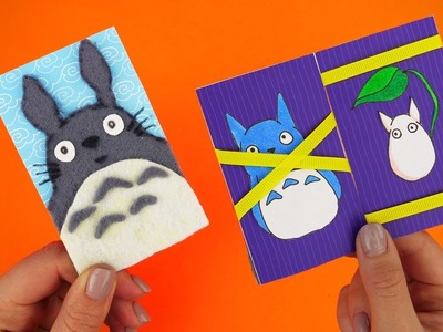 Paper Magic Wallet DIY | My Neighbor Totoro Wallet Tutorial For Kids