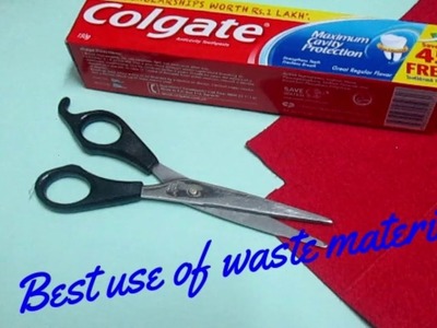 Simple Craft||Best out of waste toothpaste craft||Easy and Diy Project||