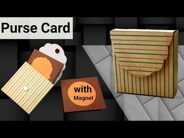 Tutorial : DIY Purse Card | DIY Envelope Card | Mini Cards Inside it |