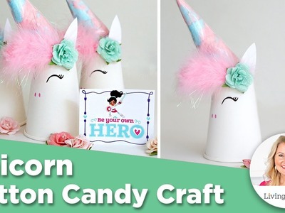 Unicorn Cotton Candy Party Favors | Nella the Princess Knight Craft