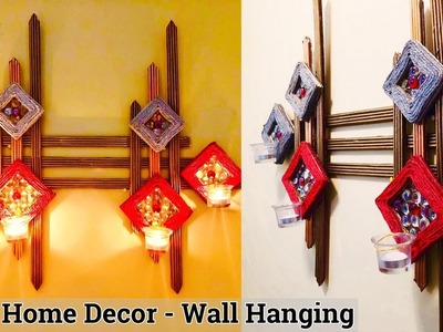 Wall hanging craft ideas | Unique wall hanging | Craft ideas for home decor |  Wall hanging ideas