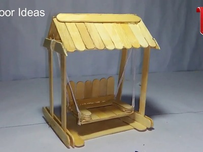 Art.Craft | Amazon Idea With Ice Cream Stick Making Swing.Jhula | Outdoor Ideas