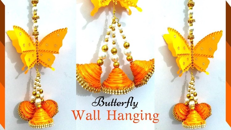 Beautiful Butterfly Wall Hanging Craft Decoration ideas | DIY wall decor | Wall Hanging Using Paper!