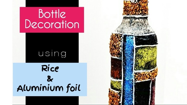 Bottle decorating ideas DIY | Bottle craft | Bottle decoration | bottle art | bottle design