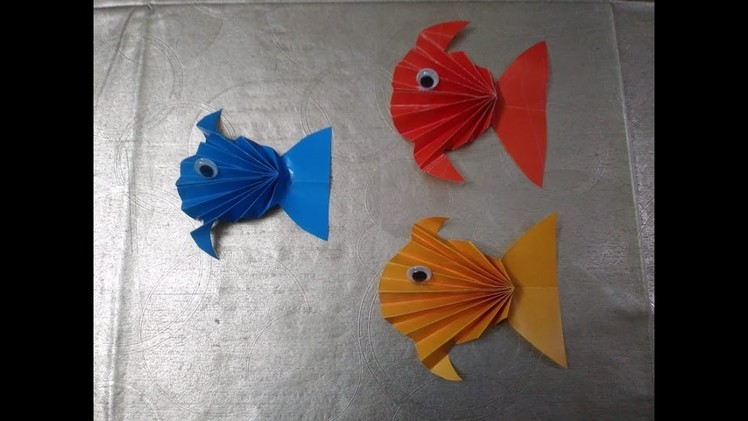 Colourful fish.Easy kids craft