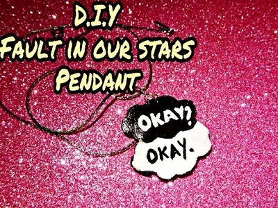 D.I.Y Fault In our Stars Pendant | NANDINI DIWAKAR |