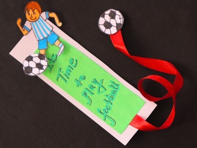 DIY Bookmark | Football Bookmark | Craft For Kids | Soccer Bookmarks