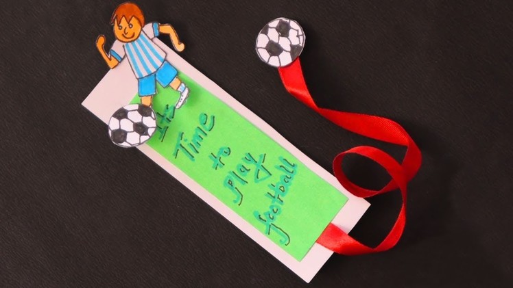 DIY Bookmark | Football Bookmark | Craft For Kids | Soccer Bookmarks