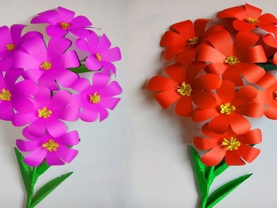 DIY Stick Flower Making with Color Paper | DIY | Hand Craft Ideas for Room-FlowerUpc |