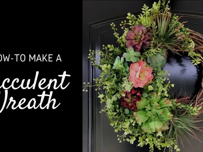 DIY Succulent Wreath - How to Make a Wreath With Succulents