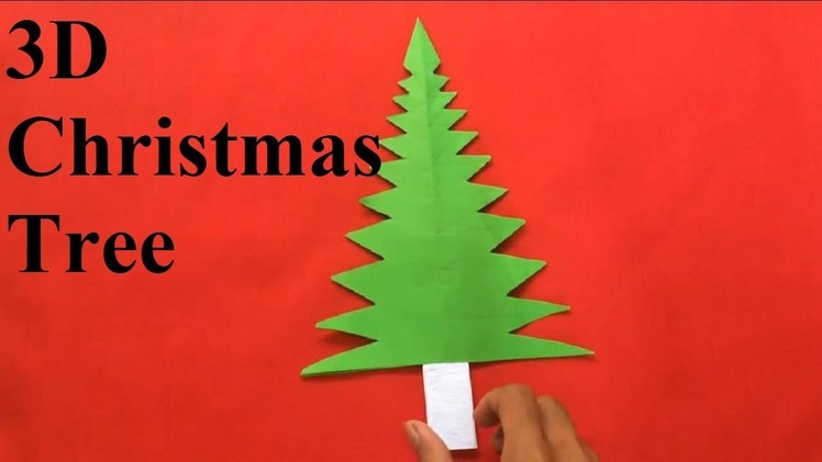 How to make a paper christmas tree craft