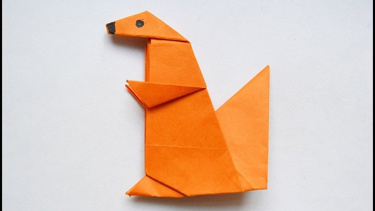How to make a paper SQUIRREL | ORIGAMI Animals Tutorial DIY