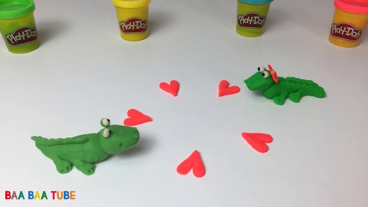 How to Make a Play Doh Crocodile | Fun DIY Youtube Video for Kids