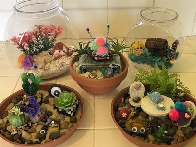 How to Make a Rock Garden for Your Pet Rock! DIY Craft.