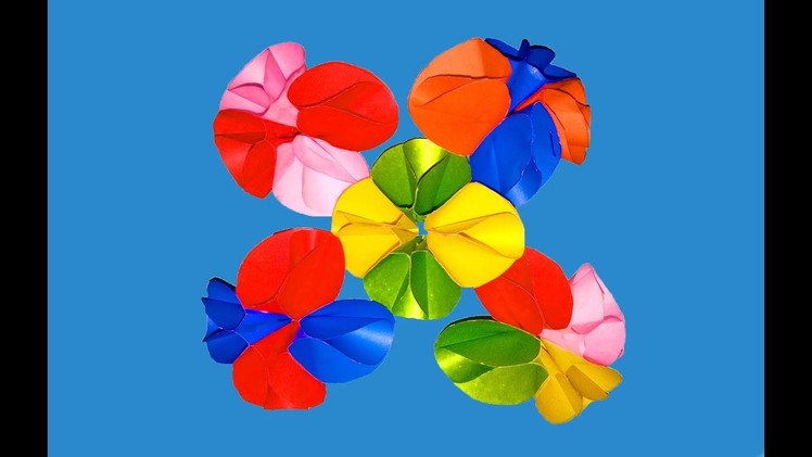 How to make beautiful paper flower | DIY Paper Flowers Tutorial-FlowerUpc |
