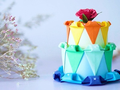 How To Make Paper BirthDay Cake - Paper Craft