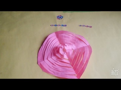 MAKE PAPER WALL HANGER. PAPER CRAFT. JHUMAR. VERY EASY! !!!!!!!