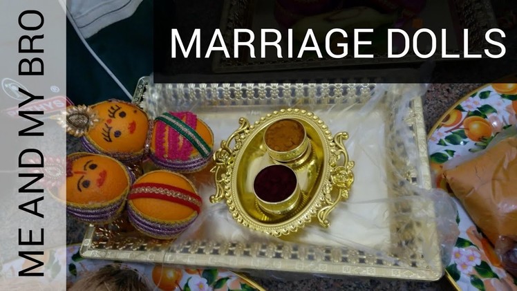 Marriage doll making || fruit doll making || art and craft