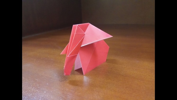Origami Elephant Easy