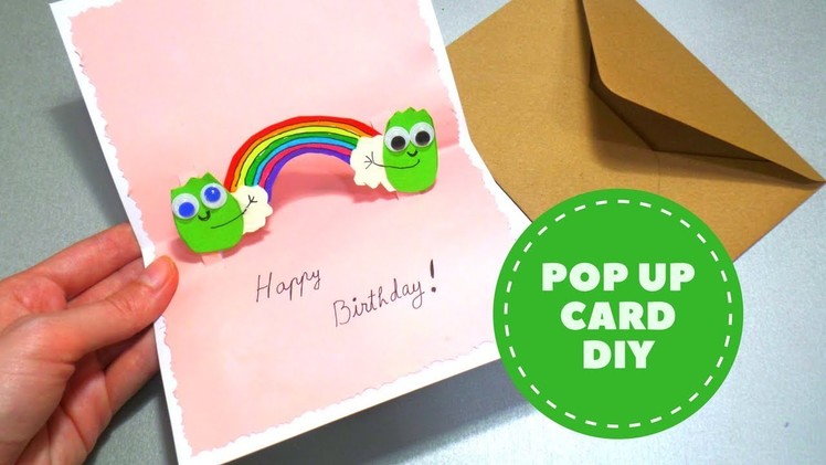 Pop Up Card Tutorial | Make a Birthday Popup Card DIY Easy | by Fluffy hedgehog