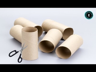 #Reuse #Tissue #Rolls | Recycle Empty Tissue Roll. #Easy Tissue Roll #Craft | Eshanya Arts