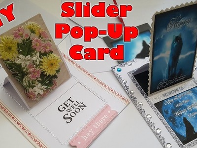 Slider Pop up Card | Get well soon | Tutorial | DIY