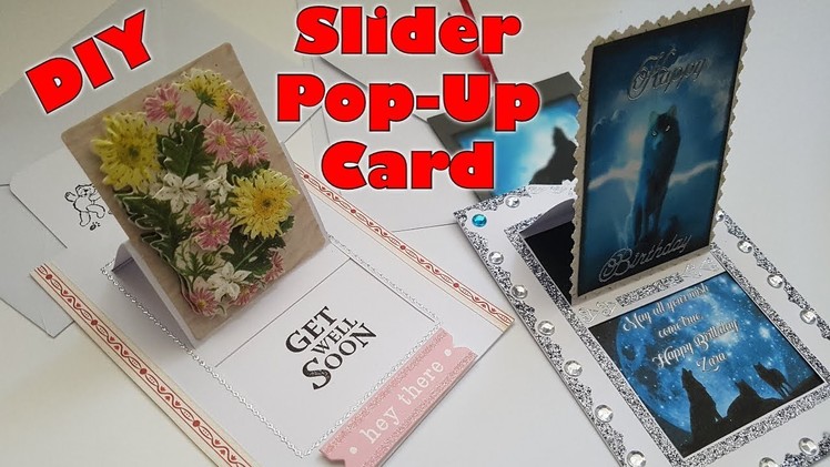 Slider Pop up Card | Get well soon | Tutorial | DIY