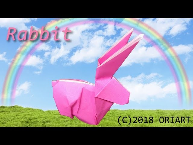 折り紙 作り方 うさぎ 立体 動物 3d Paper Rabbit Animal Diy Tutorial