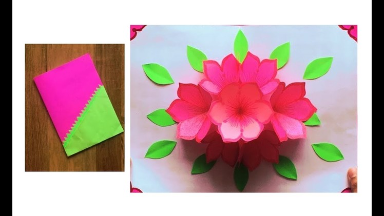 3D Flower pop up card | Mother's Day greeting card | Handmade Card