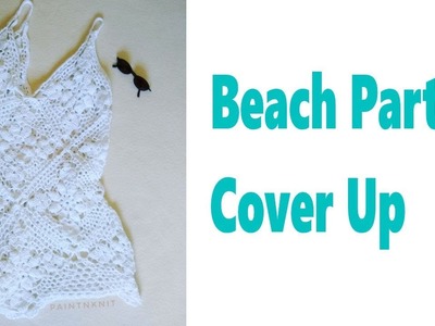 Crochet #Grannysquare Beach. Swimsuit Cover Up