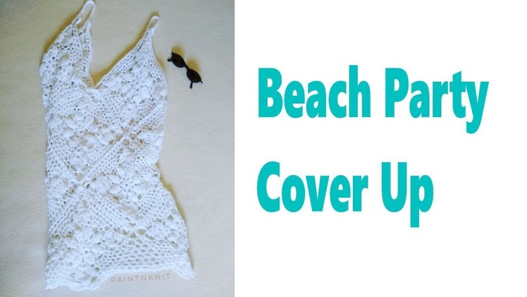 Crochet #Grannysquare Beach. Swimsuit Cover Up