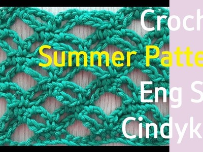 Crochet Summer Pattern -eng sub