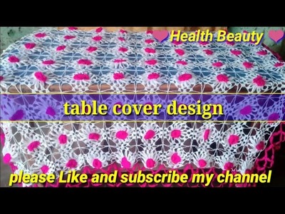 Crochet woolen design | table cover design|Woolen design |home decoration |HAND CRAFT | toran design