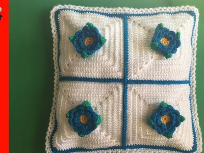 Cushion Edging Crochet Tutorial