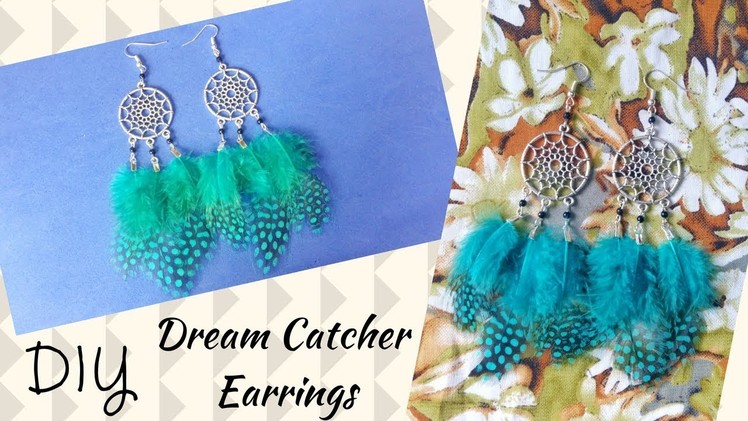 DIY : Dream Catcher Earrings | How to make DIY earrings