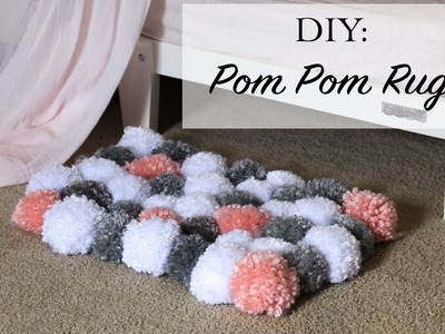 DIY - Easy Pom Pom Rug Tutorial, How To Use Clover Pom Maker's