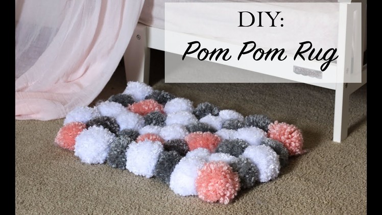DIY - Easy Pom Pom Rug Tutorial, How To Use Clover Pom Maker's