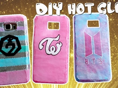 DIY Kpop | Got7 | BTS | Twice | Hot Glue Phone Cases!