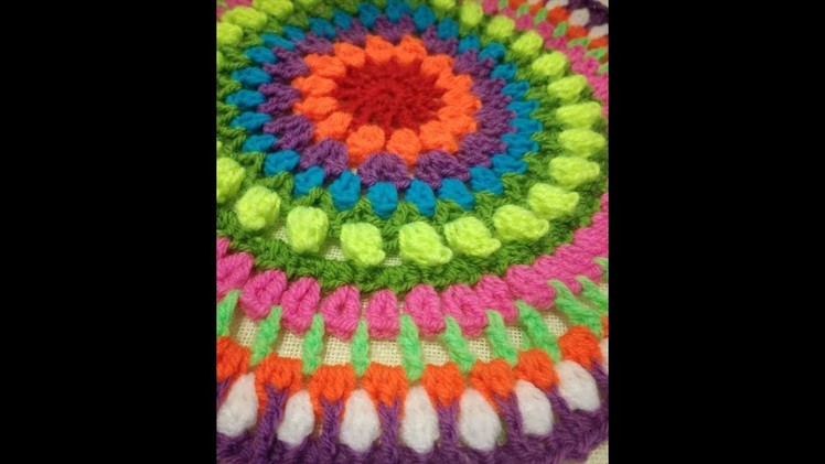 Easy Crochet Sunshine Mandala for Beginners Part 1