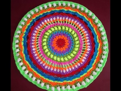 Easy Sunshine Crochet Mandala for Beginners Part 3b