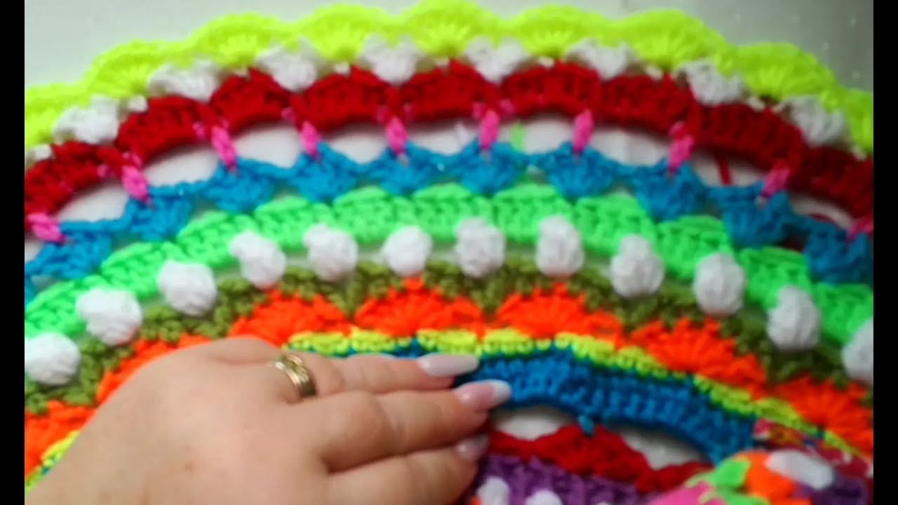 Easy Sunshine Crochet Mandala for beginners Part 4