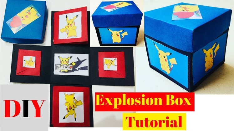 Explosion Box Tutorial For Beginners | DIY Explosion Box For Birthday. Anniversary | Easy Tutorial
