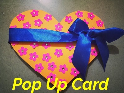 Handmade Greeting Card Making | Pop up card DIY