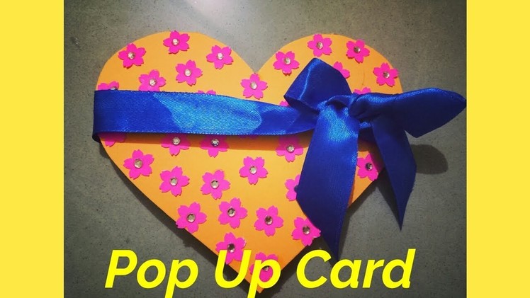 Handmade Greeting Card Making | Pop up card DIY